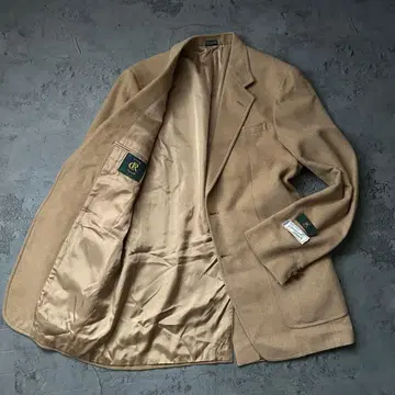 새상품급 카멜 헤어 별주 CLUB ROOM 테일러드 자켓 코트