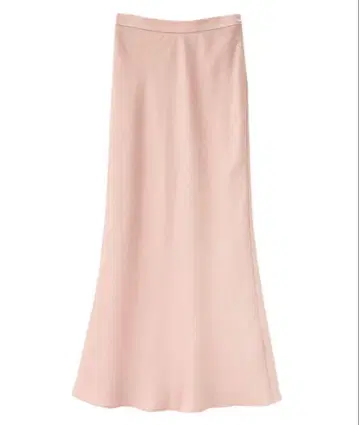 aimeine 메인 새틴 바이어스 스커트 핑크