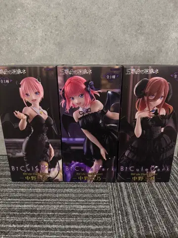 5등분의 신부 피규어 BiCute Dark Figure 3개 세트