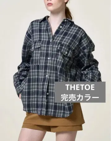 [ 최종 가격 인하 ] THETO Barnet Check Shirt 정품