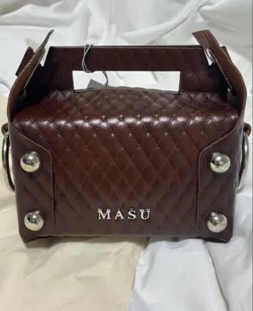 [ 미사용 새상품 ] MASU LEATHER CAKE BAG