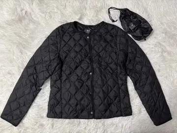 유니클로 퍼프테크 퀼팅 자켓 웜 패디드 블랙 S