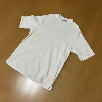 화이트 래글런 슬리브 T셔츠 M 사이즈