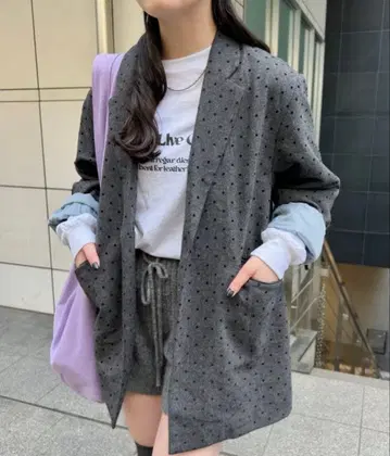 카스타네 도트 트위드 자켓