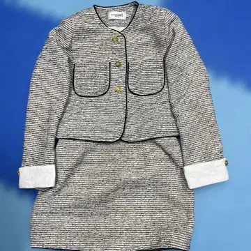 트위드 자켓 & 스커트 셋업