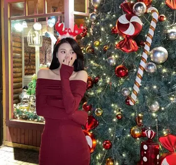 새상품 보르도 니트 원피스