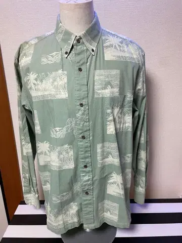 선서프/sunsurf 긴팔 하와이안 셔츠 XXL