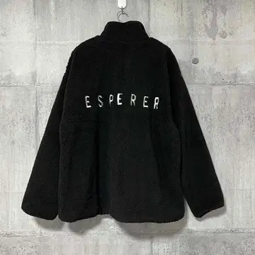 Spick and Span 백 로고 보아 블루종 자켓