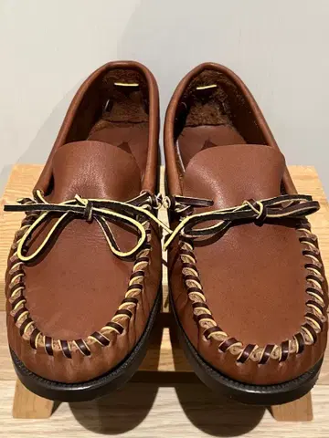 REGAL INDIAN MOCCASIN 가죽 데크 슈즈 26cm