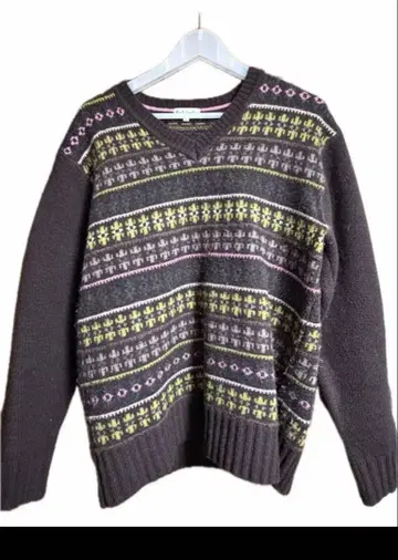 [ 미니멀리스트 특가 ] Paul Smith 울 니트 다크 브라운