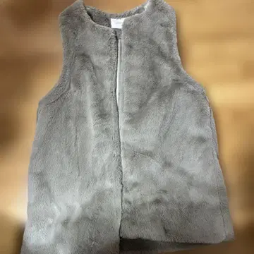 DISCOAT 퍼 베스트 미사용 새상품