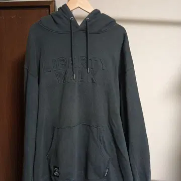 LIBERTY WALK 다크 그레이 후드티