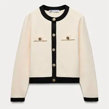 [최종 가격 인하] ZARA 자라 골드 버튼 니트 가디건 S 사이즈