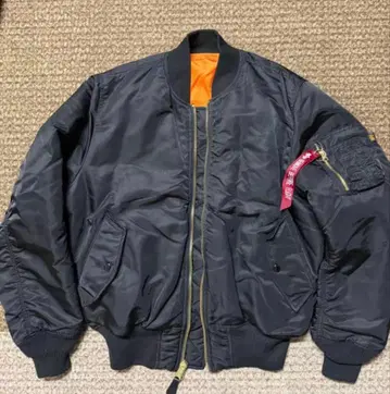 ALPHA INDUSTRIES M 블랙 리버서블 짧은 기장