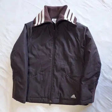 adidas 충전솜 블루종 차콜 차분한 질감 리브 사양 L