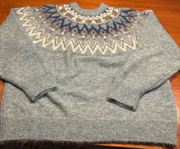 niko and - 노르딕 무늬 니트 스웨터 L