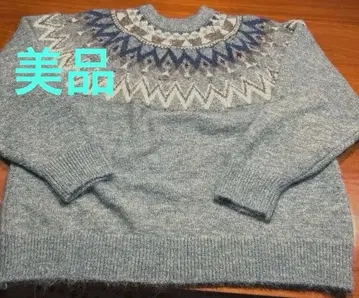 niko and - 노르딕 무늬 니트 스웨터 L