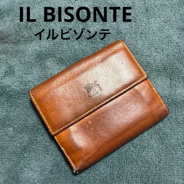 IL BISONTE 접이식 지갑 브라운