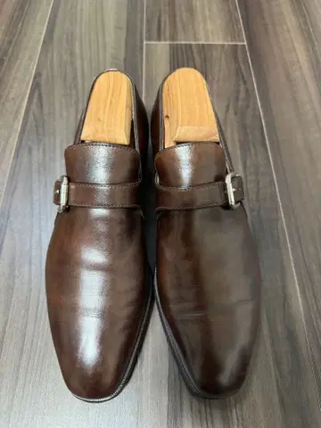 TANINO CRISCI 브라운 몽크 스트랩 6.5