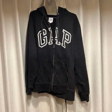 GAP 블랙 집업 후드티