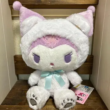 산리오 캐릭터즈 화이트 베어 인형 BIG 타입 쿠로미