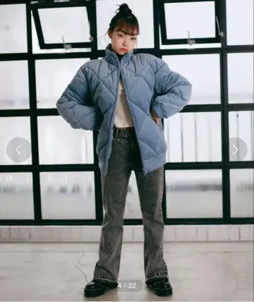 [택 포함 새상품] X-girl 엑스걸 코듀로이 퍼퍼 자켓 S