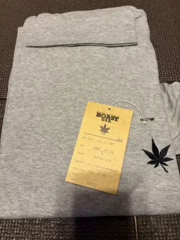 미사용 새상품 BEAST 그레이 롱 T 터틀넥