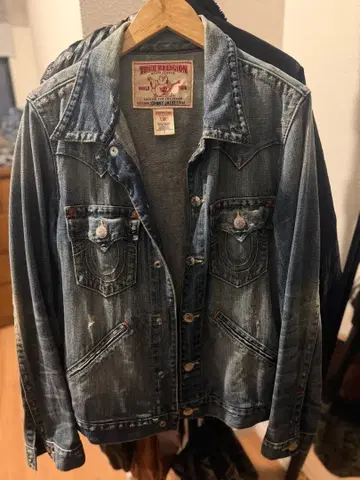트루 릴리전 데님 자켓 US M