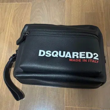 DSQUARED2 블랙 가죽 백