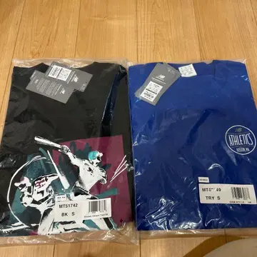 T셔츠 세트 블랙 블루 M