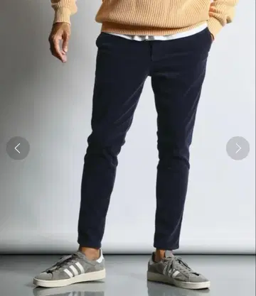 ECO 지속가능성 에코 스트레치 코듀로이 스키니 팬츠 네이비