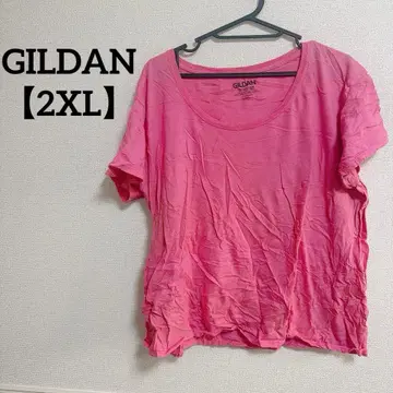 새상품급 GILDAN 핑크 반팔 티셔츠 2XL 여름 아이템 봄 상품