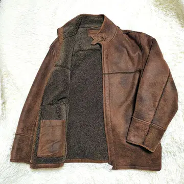 crocodile 크로커다일 무스탕 코트 자켓 보아 울트라 웜 두툼함