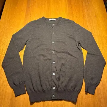 SLOANE 다크 브라운 긴팔 크루넥 가디건