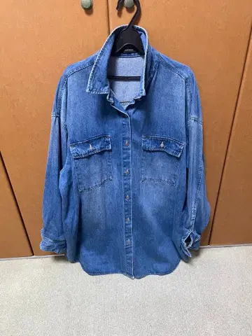 오버 사이즈 데님 자켓