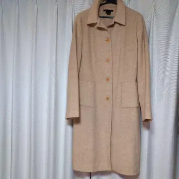 ZARA BASIC 베이지 롱 코트 L