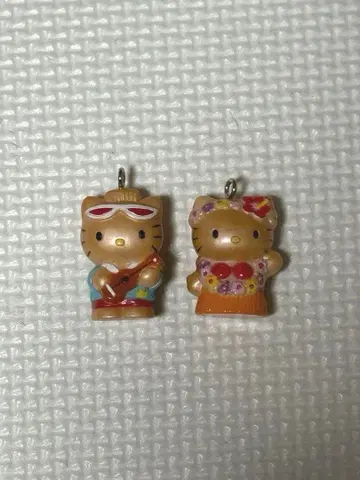 헬로키티 다니엘 페어 키링 카바야 식품 콜라보 상품 일광화상 키티