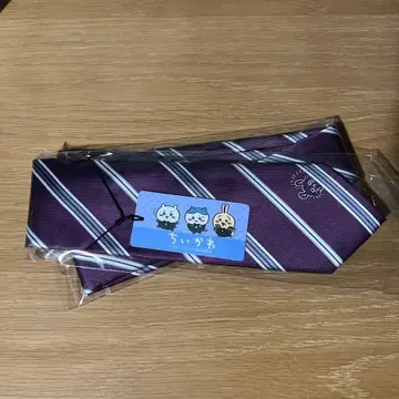 치이카와 (먼작귀) 넥타이 모몽가 패턴 퍼플