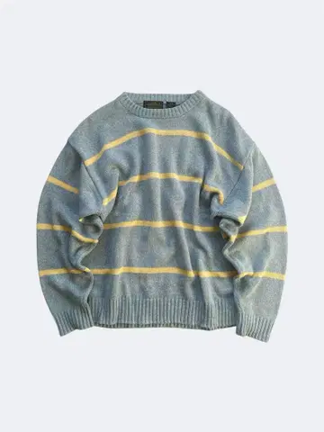 80's Eddie Bauer border cotton knit