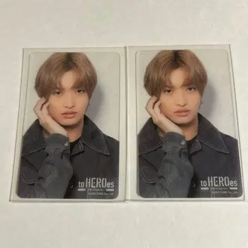 IMP. 사토 신 toHEROes 클리어 카드 2장 세트