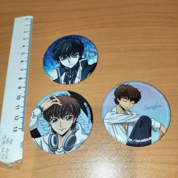 스자쿠 코드기어스 반역의 를르슈 캔뱃지 3개 세트