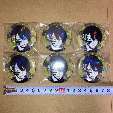 도원암귀 홀로그램 캔뱃지 vol.7 무타노 무진 6점