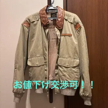 TYPE A-2 밀리터리 자켓 M 베이지