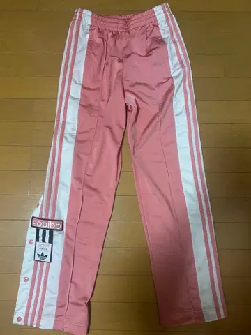 adidas 핑크 3도 라인 팬츠 J S