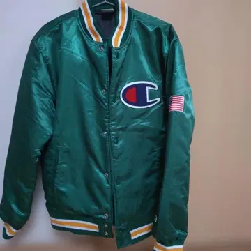 Champion 그린 스타디움 점퍼 large 사이즈