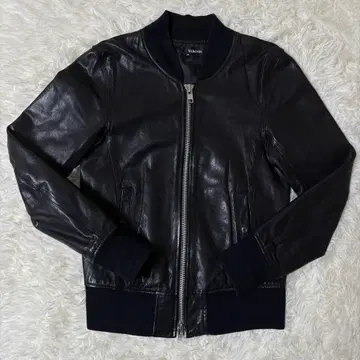 새상품급 VAROSH 천연 가죽 MA-1 가죽 자켓 vintage M