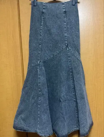 데님 롱 스커트