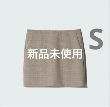 [ 미사용 새상품 ] 유니클로 스코트 S 브라운