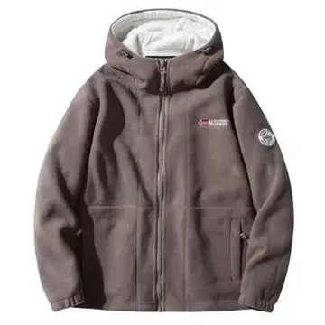 [Manatsulife] 남성용 폴러 플리스 후드 부착 자켓 p