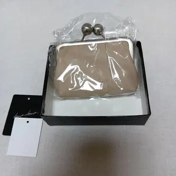 카와카와 kawa-kawa 베이지 가마구치 코인 케이스